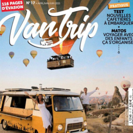 VanTrip met en avant 2 cafetières Handpresso dans son dernier numéro ! 